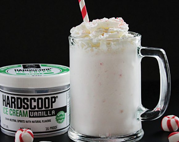 Hardscoop Distillery's Boozy Holiday Peppermint Shake