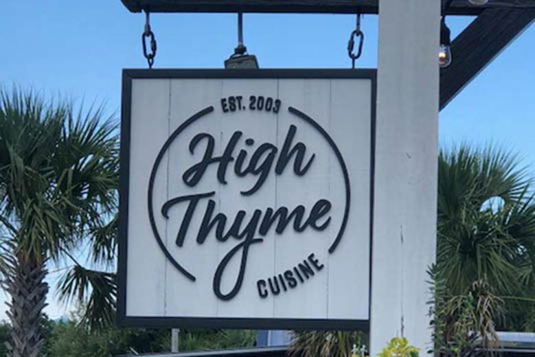 High Thyme Cuisine, 2018-19 Golden Spoon Awards winner 