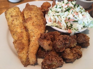 Fried Platter at Rusty Rudder. Mount Pleasant, SC