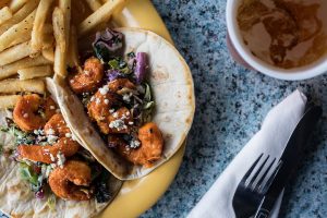 Shrimp Tacos at Morgan Creek Grill in Isle of Palms, SC