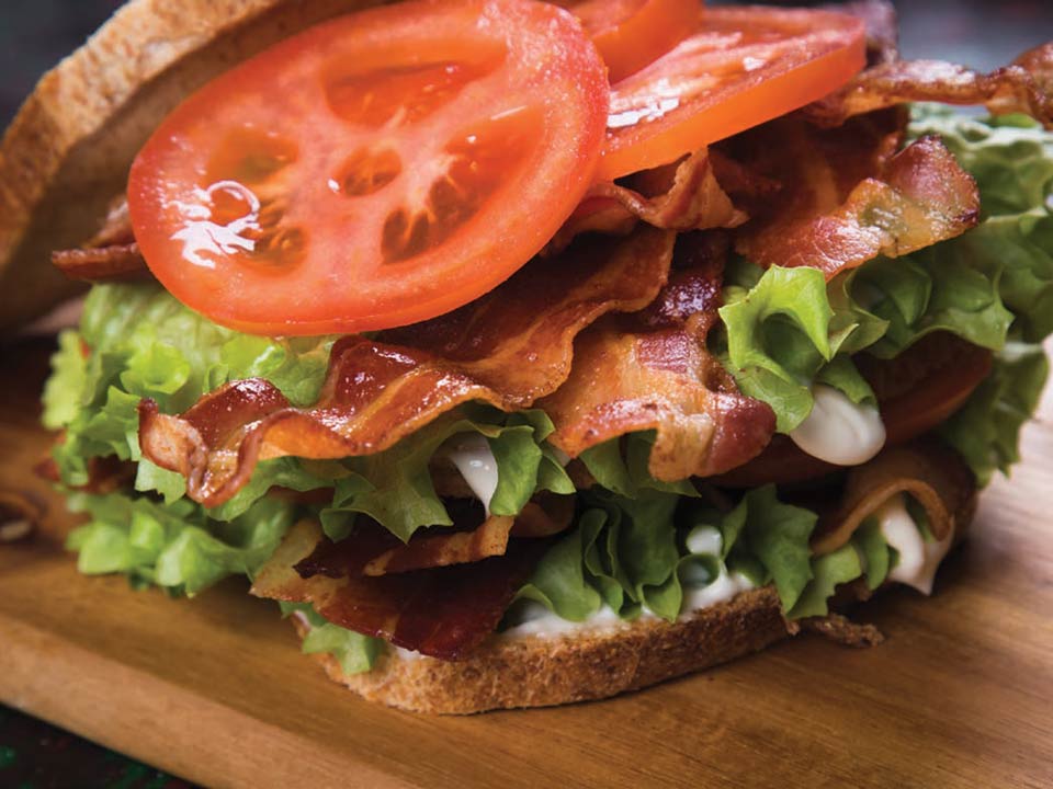 BLT Sandwich. Bacon, lettuce, tomato
