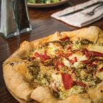 EMBER WOOD FIRED KITCHEN: Verde Pizza: at Ember Wood Fired Kitchen. Food & Fashion 2018