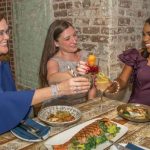 RAPPAHANNOCK OYSTER BAR: Deanne Roberts, anchor for News 2; Alana Morrall, director of development and marketing at ECCO; Stephanie Kelley, executive director of ECCO)