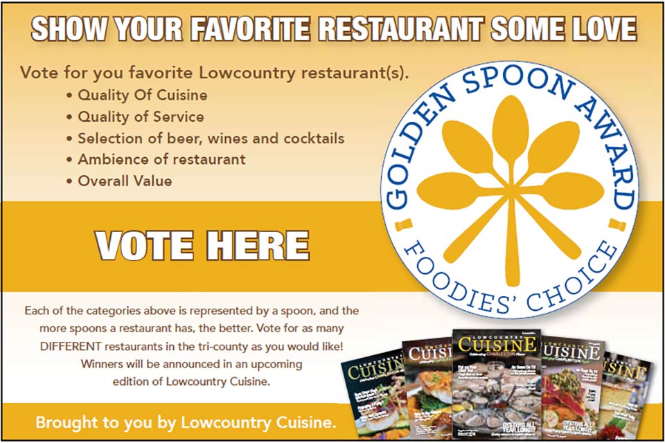 Show your favorite restaurant some love, vote in the Golden Spoon Awards.