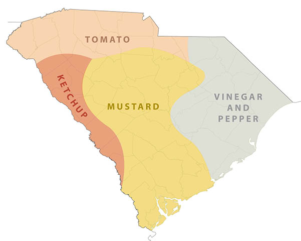 bbq sauce map