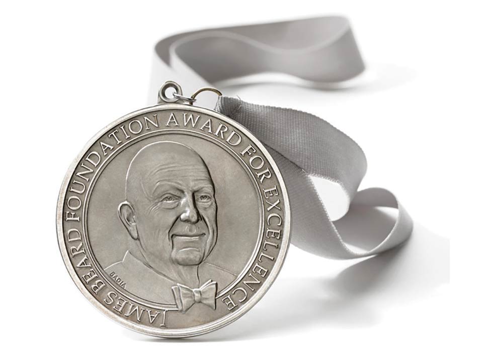 James Beard Foundation Award for Excellence medallion