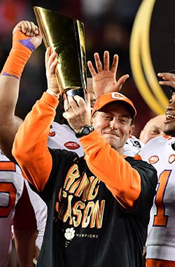 Coach Dabo Swinney, Clemson University