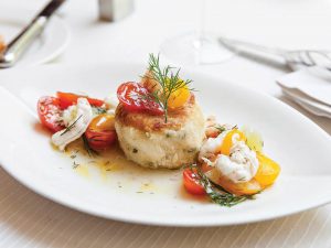 Crab Cakes: Charleston Grill, Executive Chef Michelle Weaver