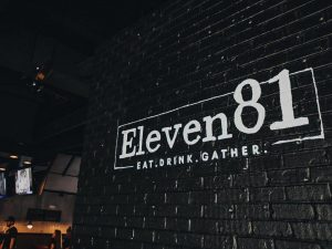 Eleven81 restaurant and upscale sports bar. in Mount Pleasant, South Carolina.
